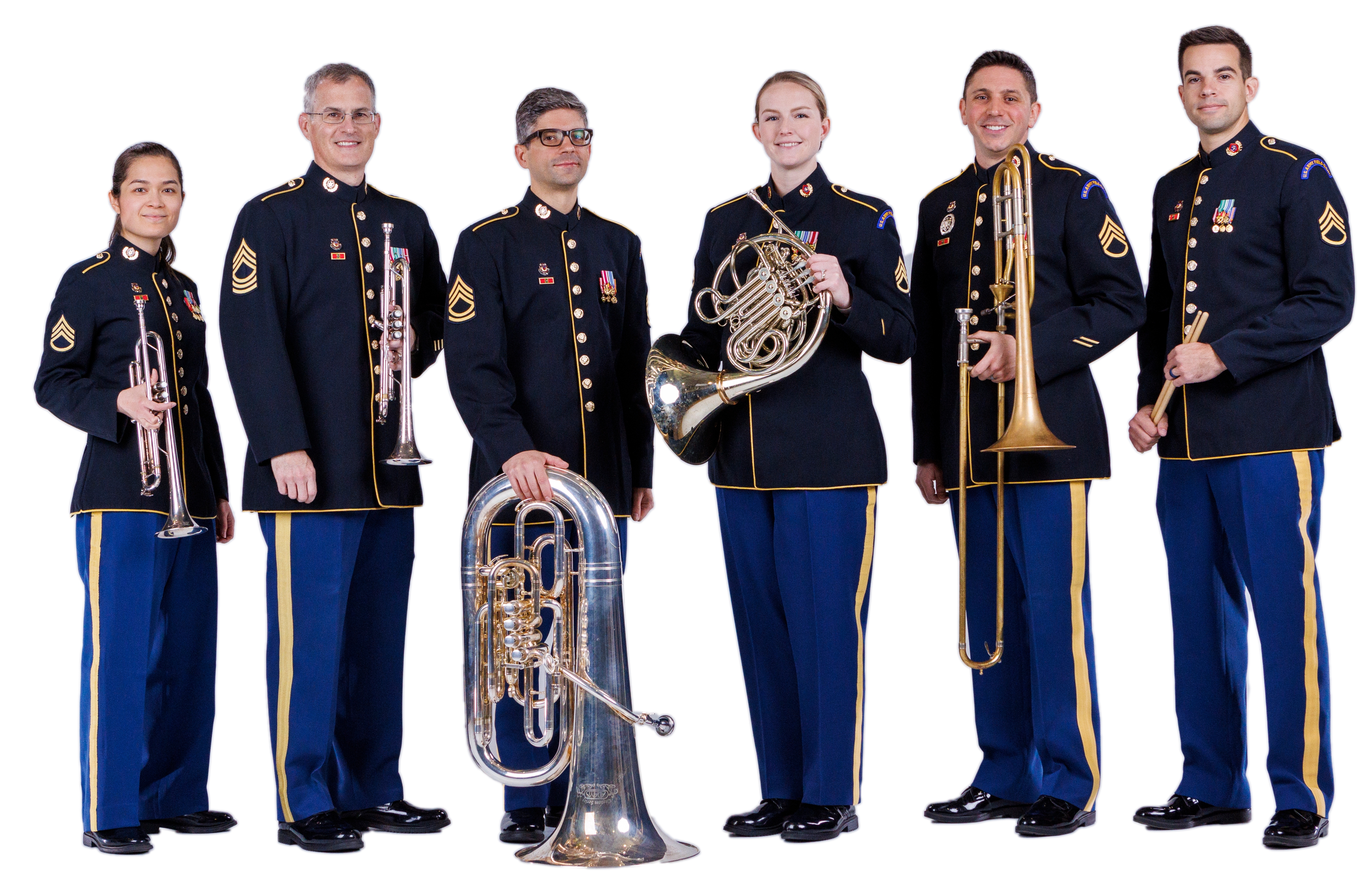 TUSAFB Brass Quintet group photo
