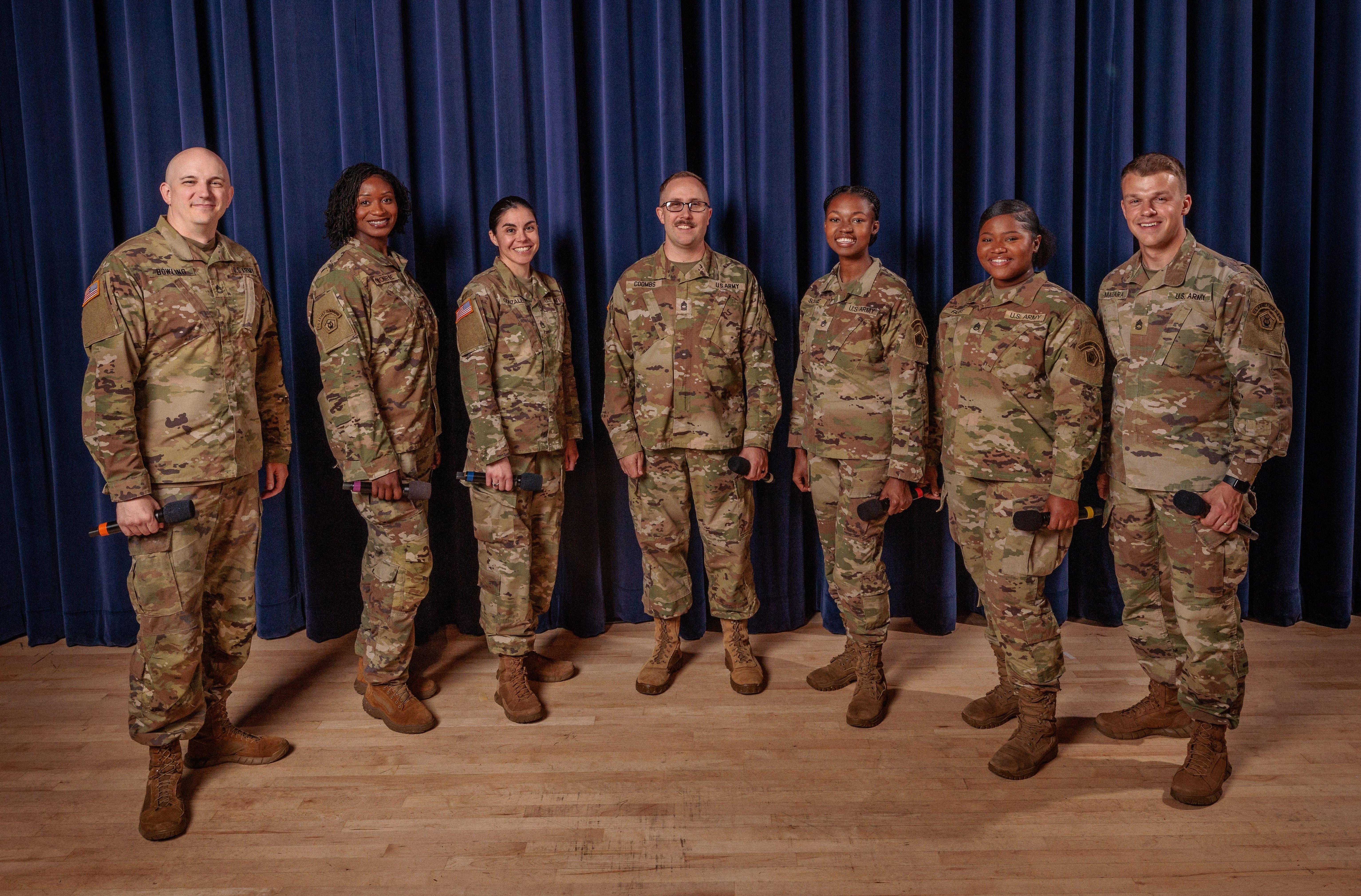 HooahCappella group photo