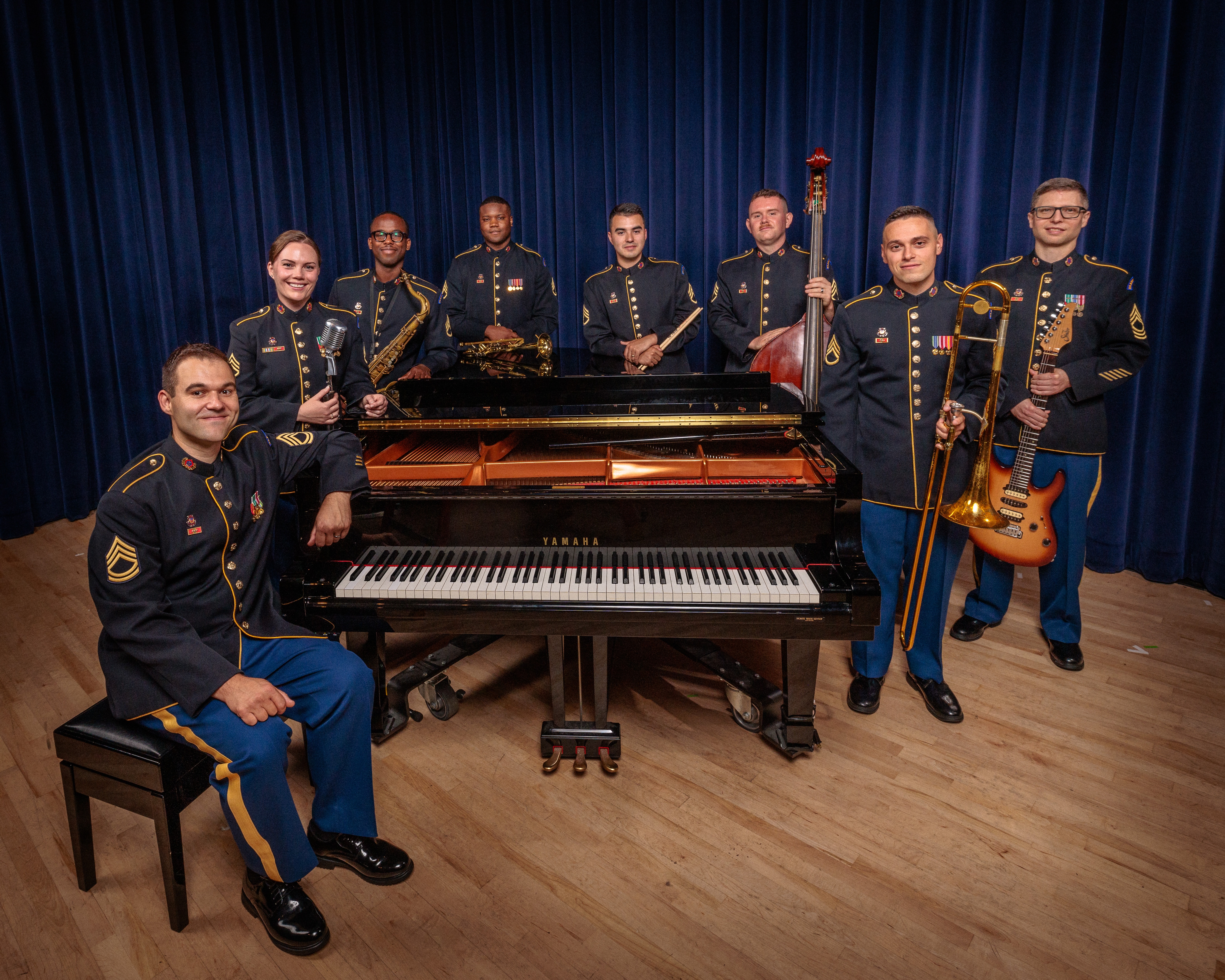 Traditional Jazz Band group photo
