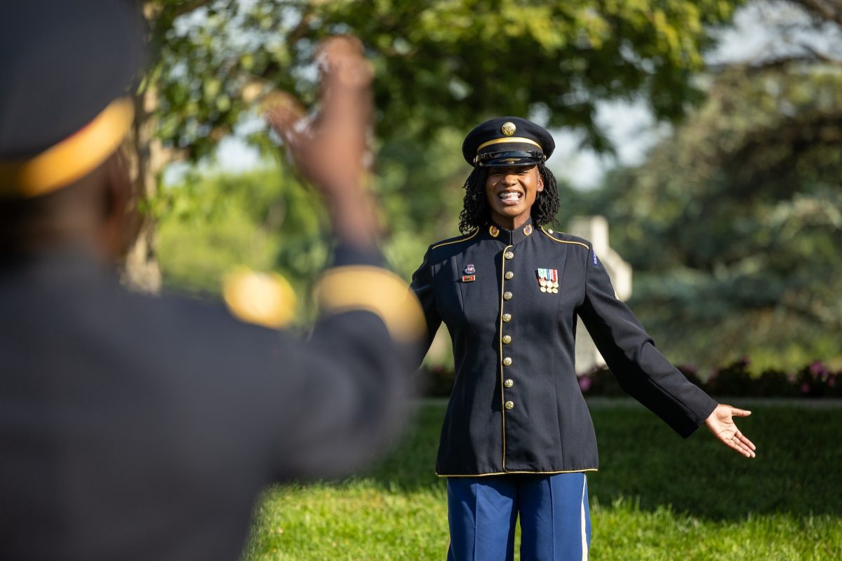 Soldiers from the Soldiers’ Chorus of the United States Army Field Band participate in a video production at Arlington National Cemetery in Arlington, Virginia, June 15, 2026. The recording supported an upcoming PBS Veterans Day broadcast and honored the service and sacrifice of America’s veterans while highlighting the Army Field Band’s mission to connect with Americans, honor veterans and inspire future generations through music and outreach. (U.S. Army photo by Staff Sgt. Raymond Maldonado)